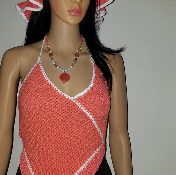 Crochet floppy hat - Picture 6 of 7